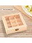 Wooden Tea Bag Jewelry Organizer Chest Storage Box 9 Compartments Tea Box Organizer Wood Sugar Packet Container (Yurt Dışından) 5
