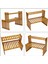 2 Layers Bamboo Storage Rack Kitchen Spice Jar Bottle Seasoning Rack Decoration Organizer Shelf Home Desktop Racks (Yurt Dışından) 5