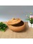 Storage Basket Hand-Woven Rattan Woven With Cover Round Primary Color Chinese Jewelry Snacks Tea Set Storage Box (Yurt Dışından) 4