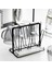 6 Bottle Dish Drainer Metal Bottle Holder, Drip Rack For Vessels With Drip Tray, For , , , (Yurt Dışından) 5