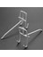40 Pcs 3.9ınch Long White Metal Store Grid Wall Bracket Display Hooks (Yurt Dışından) 5
