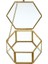 Glass Vintage Jewelry Box Golden Geometric Jewelry Display Organizer Box Home Decorative Box For Storage (Medium) (Yurt Dışından) 4
