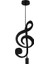 Pendant Light,ıron Ceiling Light Music Note Hanging Light Shade Chandelier For Loft Bar Studio Store Room Dining Hall(C) (Yurt Dışından) 1