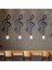 Pendant Light,ıron Ceiling Light Music Note Hanging Light Shade Chandelier For Loft Bar Studio Store Room Dining Hall(C) (Yurt Dışından) 3