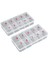 Nail Tip Box Empty Nail Tips Organizer Storage Fingernail Box Spaces Storage Case Container Nail Box Grid Box (Yurt Dışından) 1