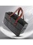 Baby Diaper Organizer Holder Shower Basket Nursery Storage Bin Car Storage Basket Wipes Toys Tote Bag Dark Grey (Yurt Dışından) 5