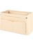 Beige Felt Cloth Inner Bag Fits In Insert Handbag Multi-Pockets Cosmetic Bags Storage Personal Belongings Organizer (Yurt Dışından) 2
