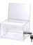 1 Pack Acrylic Donation Box With Lock, Clear Ballot Box With Sign Holder, Suggestion Box For Fundraising (Yurt Dışından) 1