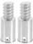 2pcs Threaded Tip Replacement Repair Kit,aluminum Threaded Handle Tips For 0.72 Inch Wood Or Metal Poles (Yurt Dışından) 1