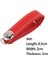 2x Fashion Car Key Pouch Bag Case Wallet Holder Chain Key Wallet Ring Pocket Key Organizer Smart Leather Keychain Red (Yurt Dışından) 3