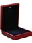 LED Lighted Necklace Box Rubber + Plush Pendant Case For Jewelry Display Wedding Valentine's Day Gift (Red) (Yurt Dışından) 2