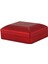 LED Lighted Necklace Box Rubber + Plush Pendant Case For Jewelry Display Wedding Valentine's Day Gift (Red) (Yurt Dışından) 5