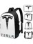 Kozmetik Çantası Komik Grafik Baskı Tesla USB Şarj Sırt Çantası Erkek Okul Çantaları Kadın Çantası Seyahat Laptop Çantası (Yurt Dışından) 2