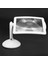 2pcs Portable Desktop 3x Magnifier LED 180 Degree Rotatable Desk Lamp Lighting Loupe Reading Magnifier Glass For Reading (Yurt Dışından) 2