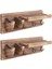 2x Gitar Duvar Askı Gitar Tutucu Duvar Montaj Braketi Askı Ahşap Asılı Seçim Tutucu ve 3 Kanca Kömürleşmiş (Yurt Dışından) 1