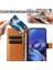Motorola Moto G54 5g Pu Deri Flip Kickstand Için Kılıf Kart Yuvası ile (Yurt Dışından) 4