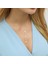 Jewelry 14 Ayar Altın Yıldız Figürlü Işıltılı Mavi Mineli Kolye KRS-N130-14GNZ 2