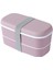 Microwavable 2 Layer Lunch Box With Compartments Leakproof Bento Box Insulated Food Container Lunch Box Pink (Yurt Dışından) 1