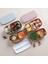 Microwavable 2 Layer Lunch Box With Compartments Leakproof Bento Box Insulated Food Container Lunch Box Pink (Yurt Dışından) 3