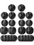 16 Pack Black Adhesive Cord Holders, Perfect Cable Management For Organizing Cable Wires-Home, Office, Car, Desk (Yurt Dışından) 1