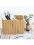 Storage Basket Hand-Woven Rattan Wicker Basket Desktop Organizing Box Various Item Arrangement Nesting Basket S (Yurt Dışından) 3