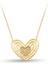 Taşlı Kalpli Altın Kolye KLYCGK229 1