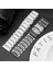 ​​galaxy Watch 42MM (20MM) Seramik Metal Kordon Zore - Beyaz-Gümüş 4
