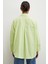 Regular Fit Poplin Gömlek Yeşil 4