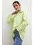 Regular Fit Poplin Gömlek Yeşil 5