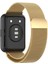 Huawei Watch Fit 2 Uyumlu Krd-01 Metal Kordon Zore - Gold 3