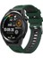 Gear S3 Krd-55 Uyumlu Kordon Zore - Yeşil-Siyah 1