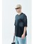 Yıkamalı Cep Detaylı Oversıze T-Shirt Siyah 2