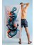 Üç Boyutlu Çapa Desenli Plaj Havlusu 75X 150CM 1