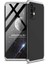 - Samsung Galaxy A72 - Kılıf Parmak izi Yapmayan 3 Parça Ays Kapak - Siyah-Gri 1