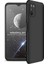 - Xiaomi Poco M3 - Kılıf Parmak izi Yapmayan 3 Parça Ays Kapak - Siyah 1
