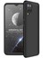 - Samsung Galaxy A12 - Kılıf Parmak izi Yapmayan 3 Parça Ays Kapak - Siyah - T16457 1