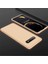 - Samsung Galaxy S10 - Kılıf Parmak izi Yapmayan 3 Parça Ays Kapak - Gold - T8013 1