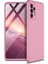 - Samsung Galaxy A72 - Kılıf Parmak izi Yapmayan 3 Parça Ays Kapak - Rose Gold 1