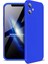 - Apple iPhone 12 - Kılıf Parmak izi Yapmayan 3 Parça Ays Kapak - Mavi 1