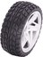 4 Adet Uzaktan Kumanda Lastiği 1/10 Uzaktan Kumanda Araba Off-Road Araç Tırmanma Araba Dış Lastik Metal Tekerlek Aksesuarları 62MM (Yurt Dışından) 2