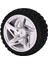 4 Adet Uzaktan Kumanda Lastiği 1/10 Uzaktan Kumanda Araba Off-Road Araç Tırmanma Araba Dış Lastik Metal Tekerlek Aksesuarları 62MM (Yurt Dışından) 3