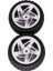 4 Adet Uzaktan Kumanda Lastiği 1/10 Uzaktan Kumanda Araba Off-Road Araç Tırmanma Araba Dış Lastik Metal Tekerlek Aksesuarları 62MM (Yurt Dışından) 4