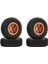 4pcs 1.0 Beadlock Mini Paletli Jantlar ve Kauçuk Lastikler, Turuncu (Yurt Dışından) 2