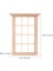 2 Adet Mini Mobilya Bebek Evi Minyatür Pencere Çerçevesi Modeli Dekorasyon Windows Mobilya Oyuncak (Yurt Dışından) 5