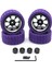 65MM Metal Jant Lastik Lastik Için 12MM Adaptör ile C14 C24 Mn D90 MN98 MN99S Mn-90 Rc Araba Yükseltme Parçaları, Mor (Yurt Dışından) 1