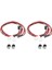 Rc Araba Işıkları 3-9 V Işık Seti Far Başkanı Işık Lambaları 1/5 1/8 1/10 1/12 1/14 Rc Model Araba Kamyon Led, 2 Kırmızı 8mm (Yurt Dışından) 1