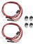 Rc Araba Işıkları 3-9 V Işık Seti Far Başkanı Işık Lambaları 1/5 1/8 1/10 1/12 1/14 Rc Model Araba Kamyon Led, 2 Kırmızı 8mm (Yurt Dışından) 2