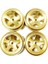 4 Adet Pirinç 1.0 Beadlock Jant Tekerlek Göbeği Karşı Ağırlık Eksenel SCX24 1/24 Rc Paletli Araba Yükseltme Parçaları, Sarı (Yurt Dışından) 1
