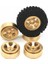 4 Adet Pirinç 1.0 Beadlock Jant Tekerlek Göbeği Karşı Ağırlık Eksenel SCX24 1/24 Rc Paletli Araba Yükseltme Parçaları, Sarı (Yurt Dışından) 4