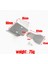 Metal Paslanmaz Çelik Şasi Zırh Koruma Plakası Cc-01 CC01 1/10 Rc Paletli Araba Yükseltme Parçaları (Yurt Dışından) 5